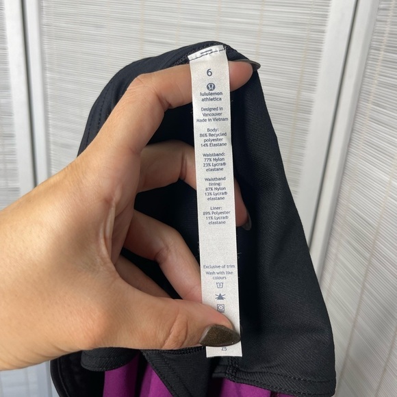 Lululemon Speed Short 2016 SeaWheeze Grid Map Size 6 Collector Item NWT - Picture 6 of 8